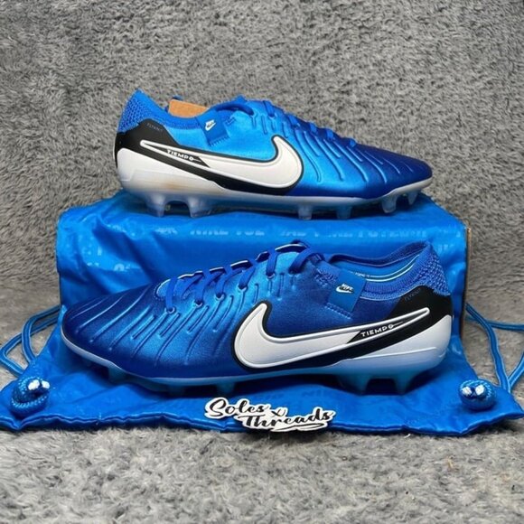 Nike Tiempo Legend 10 Elite FG Soccer Low Size 9 Men Blue White DV4328-400 main image 7